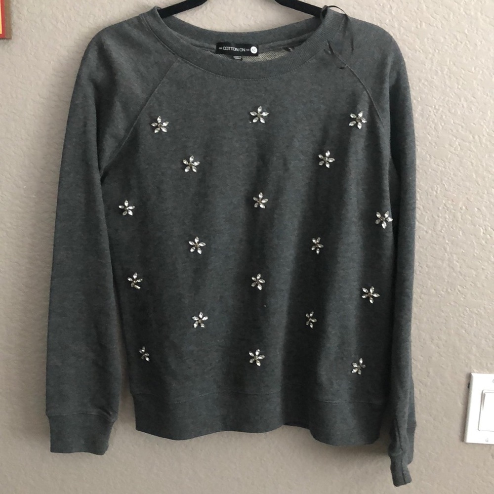 Rhinestone sweater
